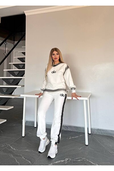 Bella Belluci 2İp Compact Fabric High Waist Flexible Bottom Top Set