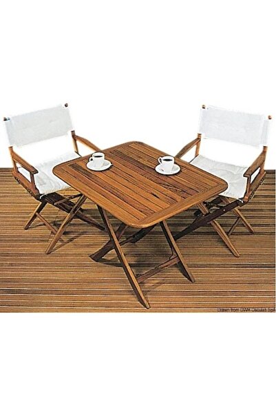 OSCULATI Masă pliabilă din lemn de tec (Arc), 94x45x10 cm, reglabilă pe înălțime