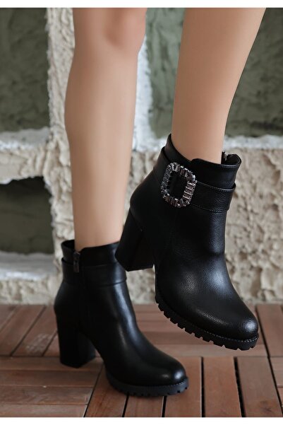 tayyarshoes Kana Mid-Heeled Short Boots Are Comfortable for Daily Use