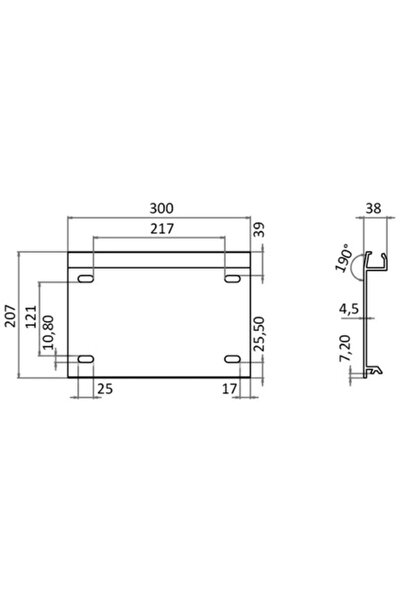 TNG Outdoor Telescopic Pedestal Sliding Kit, Diameter 73 mm