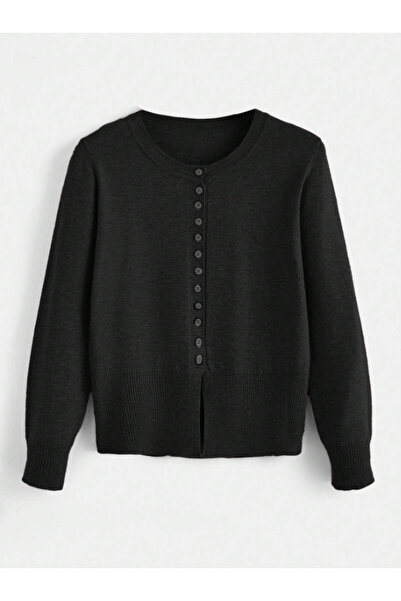 Nyla & Craft Women's Coconut Buttoned Soft Textured Knit Cardigan