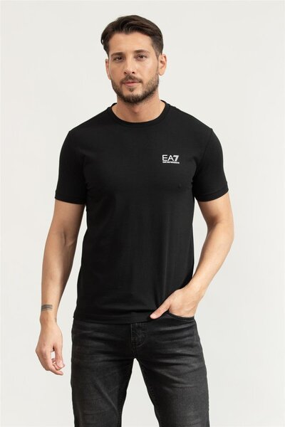 EA7 Erkek Bisiklet Yaka T-Shirt