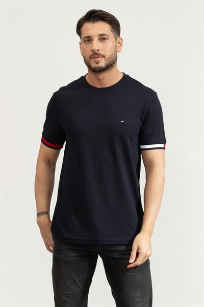 Tommy Hilfiger Ανδρικό T-shirt MW0MW38078 Μπλε