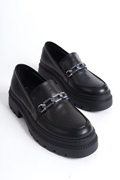 Redoxy حذاء نسائي بدون كعب مزين بإبزيم ونعل كاجوال أنيق وأنيق