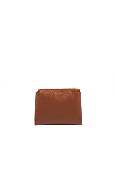 Posete Fagaras Zlatica Leather Purse - Cognac, Casual Bag Made of Genuine Leather, Handbag, Bags