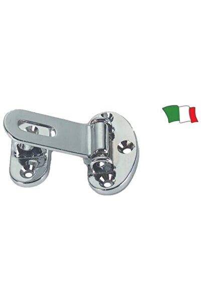 GFN Chromed lock with eye for padlock, 66 mm, brass