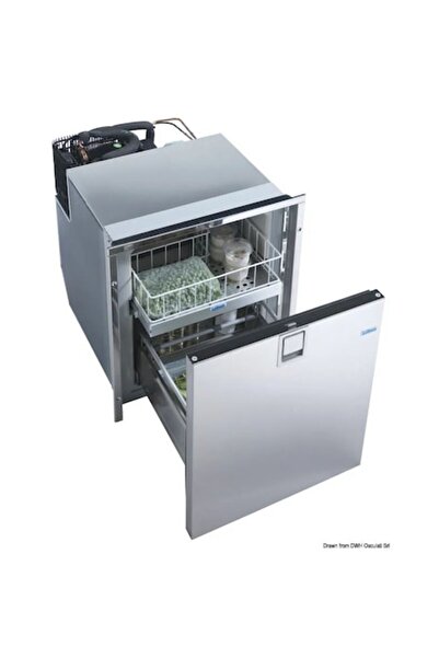 OSCULATI Isotherm stainless steel drawer refrigerator, 12/24V, Model DR55 SS Freezer