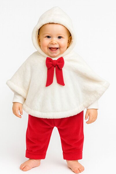 ByBest Beauty Elci̇ Baby Polar Peleri̇nli̇ Bebe 3 Lü Taki̇t