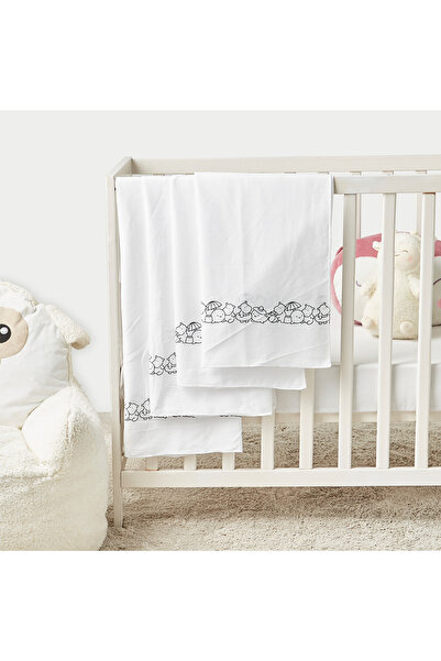 Juniors Graphic Print 4-Piece Swaddle Set - 86x86 cm