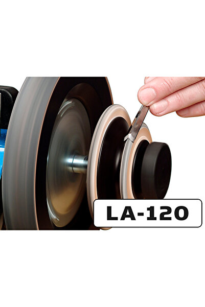 Other Profiled leather grinding wheel for smoothing the inner surface of concave blades Tormek LA-120