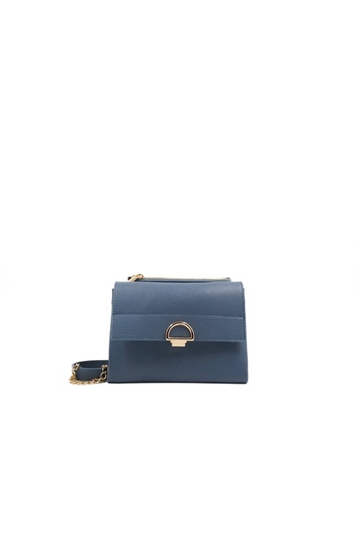 Posete Fagaras Zlatica Leather Purse - Blue, Casual Bag Made of Genuine Leather, Handbag, Bags