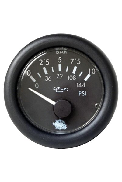 OSCULATI Manometru de presiune a uleiului Guardian 0-10 bar negru 12 V,