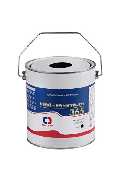 OSCULATI Vopsea antivegetativă HM Premium 365 Osculati, Roșu, 2,5 L, Matrice ...