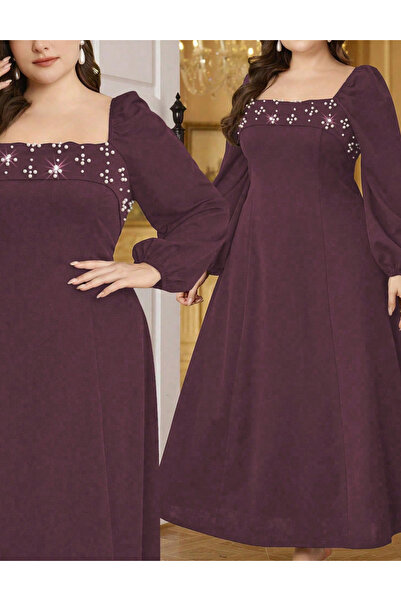 Sheya Rochie maxi Shein Curve+, violet