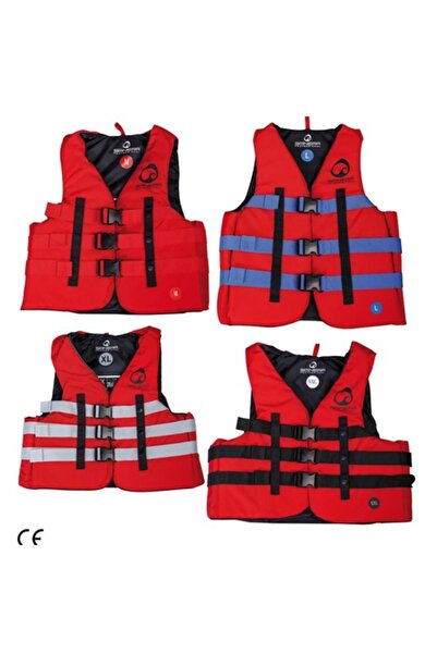 TNG Outdoor Professional Safety Vest 50N, Size M (60/70 kg), Red, for Water Sports and Playgrounds