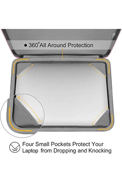 Generic MOSISO Compatible with MacBook Air 15-inch Case A2941 M2 (2024/2023) - Baby Pink