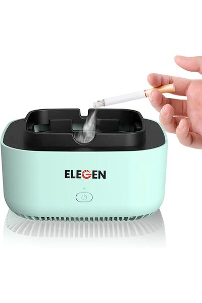 The Bros Air purifier Smokeless Ashtray Cigar Holder (Green)