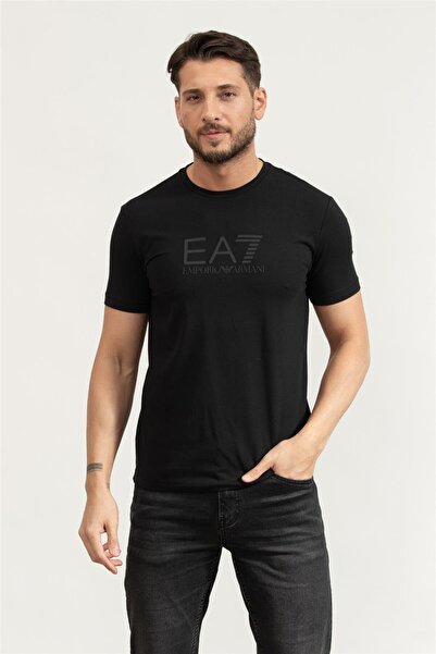 EA7 Erkek Bisiklet Yaka T-Shirt