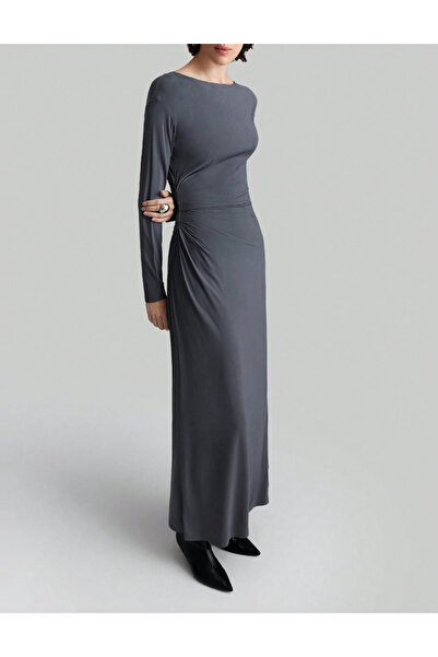 Sheya Shein maxi dress, gray