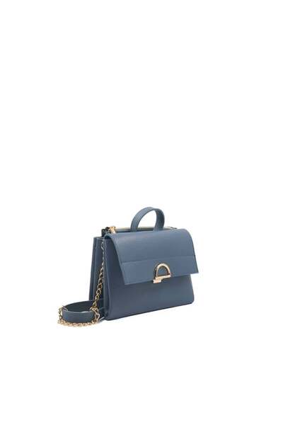 Posete Fagaras Zlatica Leather Purse - Blue, Casual Bag Made of Genuine Leather, Handbag, Bags