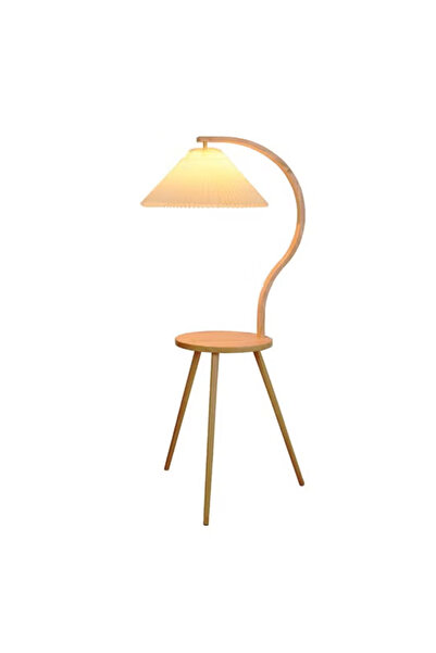 KEKE مصباح غرفة معيشة وغرفة نوم بسيط على الطراز الياباني بأرضية خشبية مع جهاز...