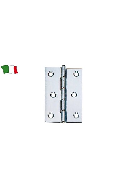 GFN Stainless Hinge 60 mm, L60 mm l50 mm, Hole Ø4.8 mm, Pin Ø6.5 mm, Thickness 1.5 mm, AISI 316