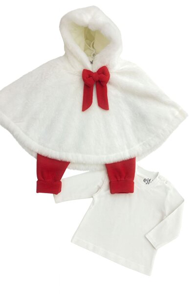 ByBest Beauty Elci̇ Baby Polar Peleri̇nli̇ Bebe 3 Lü Taki̇t