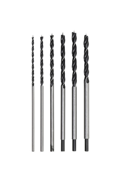 OEM Set 6 burghie LUNGI pentru lemn 6-14 mm