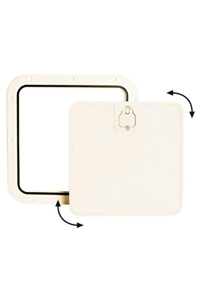 OSCULATI Removable inspection hatch cover cream 375 x 375 mm,