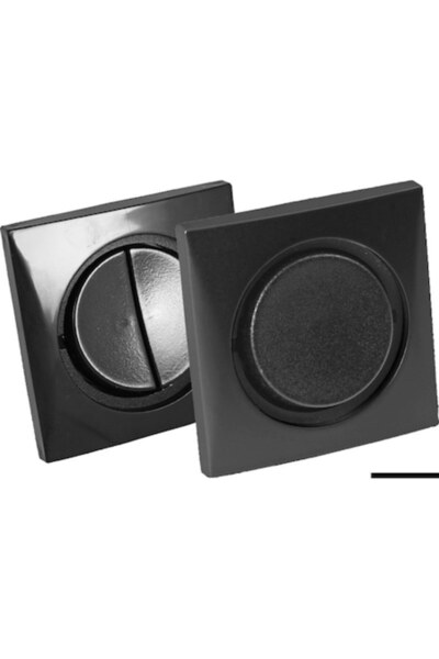 OSCULATI întrerupător dublu 10A cromat/negru