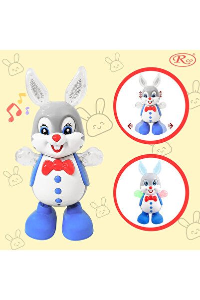 RCO Interactive musical toy, with multi-colored lights, Dancing Bunny, 24x14 cm