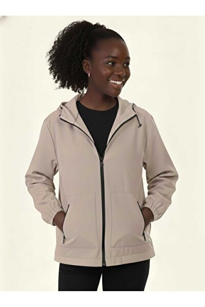 blayn jeans Γυναικείο αδιάβροχο παλτό με κουκούλα Windbreaker – Ελαφρύ, ελαφρύ , με φερμουάρ, αθλητικό στυλ