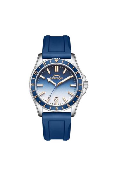 Slazenger Sl.09.2531.1.02 Quartz Silicone Blue 42 mm Men's Wristwatch