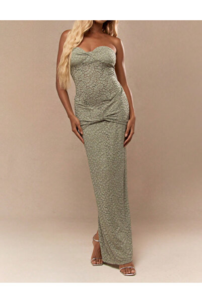 Sheya Shein Missguided maxi dress, khaki