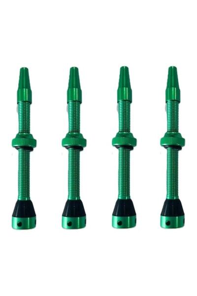 Valve Valve Presta tubeless 44 mm (4 buc.), 5 ieșiri de aer, verzi