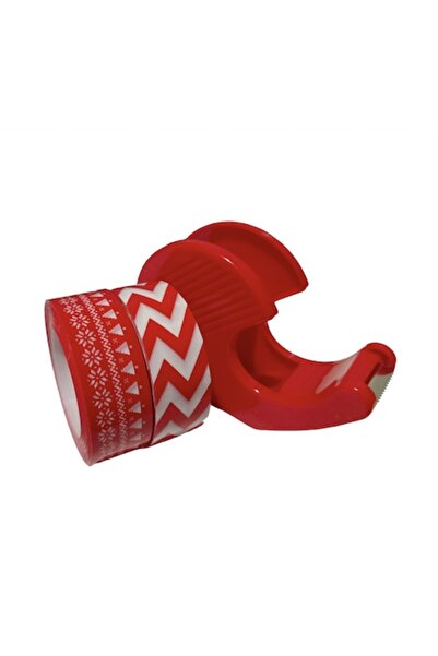 OEM Set de 2 benzi adezive decorative pentru cadouri de Crăciun cu dozator 19...