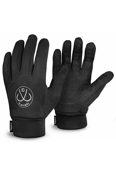 DELPHİN Mănuși sport bărbătești, Delphin, piele sintetică, negre, XL