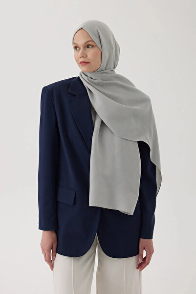 Valentino Orlandi Vo Logo Shawl - Dark Grey