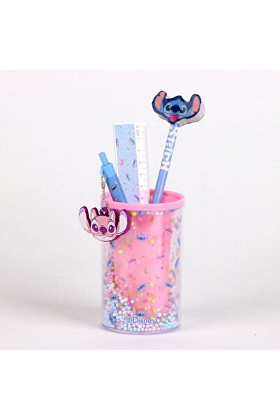 Lilo & Stitch Set de papetărie format din 5 piese cu suport 24,5 x 14 x 7 cm