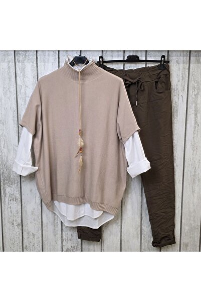 pudubutik Lycra Italian Pants Milky Coffee