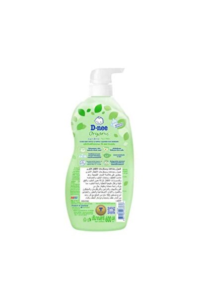 NONAMEE D-nee Baby Bottle Wash with Organic Aloe Vera Extract, 600ml