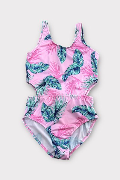 Nilmay mayo Costum de baie pentru fetiță cu detaliu în talie