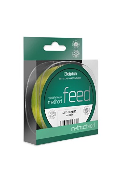 DELPHİN Method FEED fishing line, 0.20mm, yellow, monofilament, 8.2kg