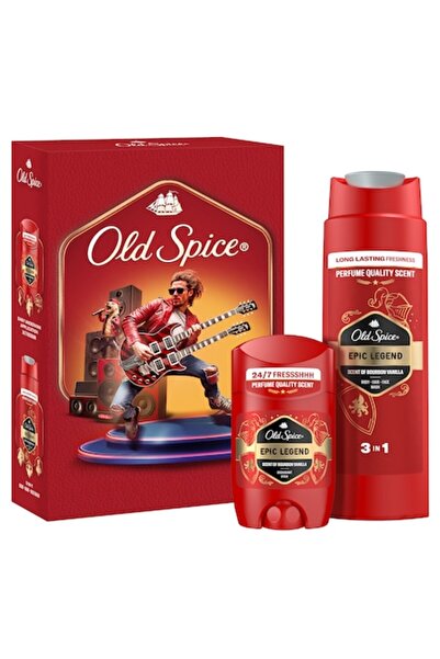 Old Spice Set cadou Knight: Deodorant stick Epic Legend 50 ml, Gel de duș Epic Legend 250 ml