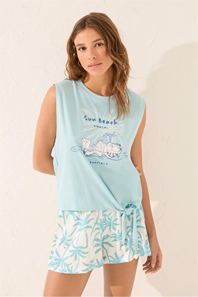 Perspective طقم بيجامة نسائي قصير بدون أكمام من Women Secret