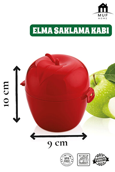 MUF HOME Apple Storage Container - Practical Solution for Fresh and Healthy Snacks - Bpa Free