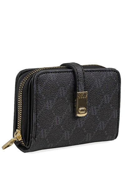 Armine Practical Black Dotted Modern Handbag