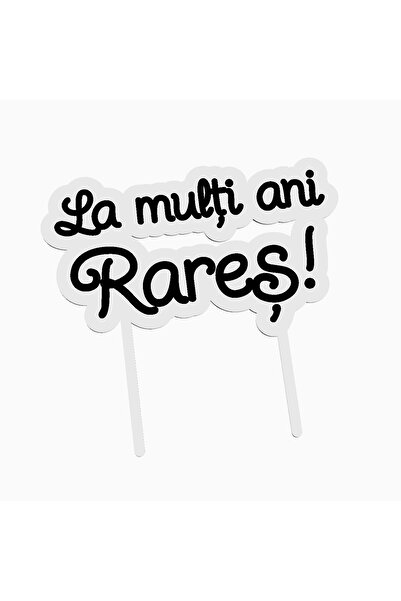 OEM Cake topper for birthday cake, with the text Happy Birthday Rares