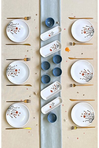 ers erbaşlar BELLİNA 16 Parça 6 Kişilik Lüx Kahvaltı Takımı Seti Kahvaltılık ...