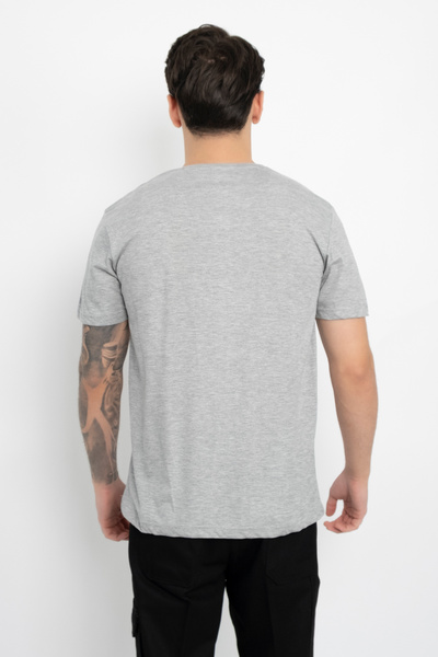 DAŞ ÜNİFORMA Crew Neck Casual Cotton Soft Textured Comfort Fit Basic T-Shirt